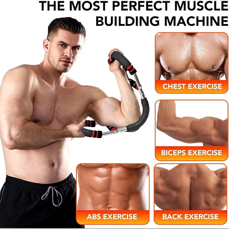 BudgetBliss Chest Workout Equipment, Twister arm Trainer, Adjustable 5 Resistance Levels Ergonomic Home Gym Equipment, Chest Workout Equipment for Daily Fitness and Muscle Building Training - Image 5